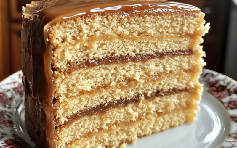 Salted Caramel Kentucky Butter Cake