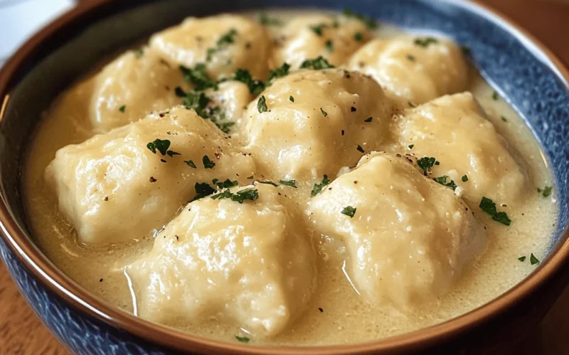 Homemade Chicken and Dumplings