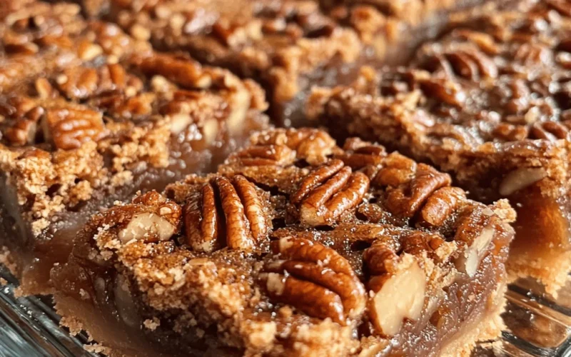 Lazy Girl Pecan Pie Bars