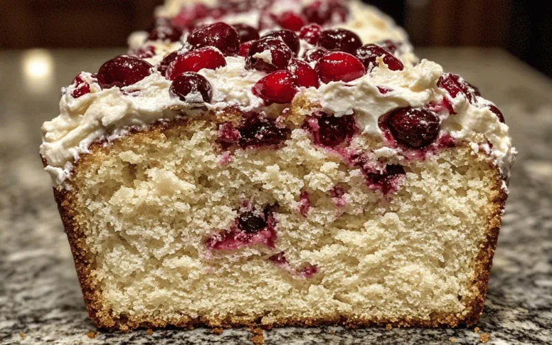 Cream Cheese Cranberry Loaf