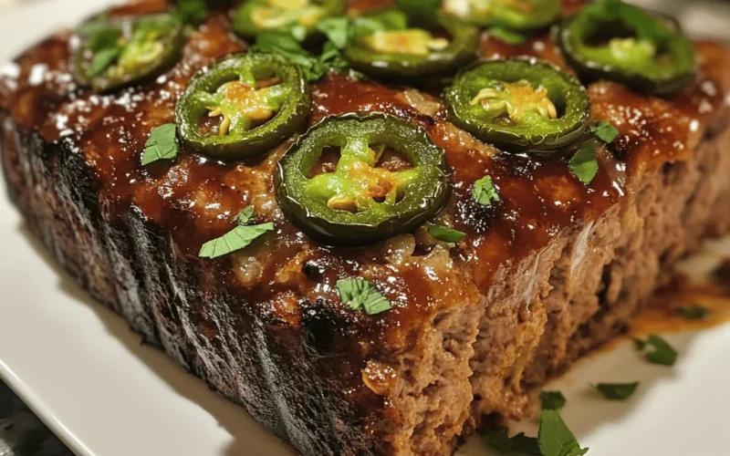Smoky Jalapeño Popper Meatloaf