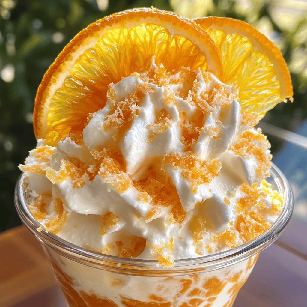 Creamsicle Orange Fluff