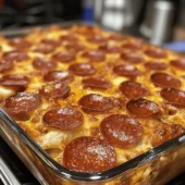 Pepperoni Pizza Casserole