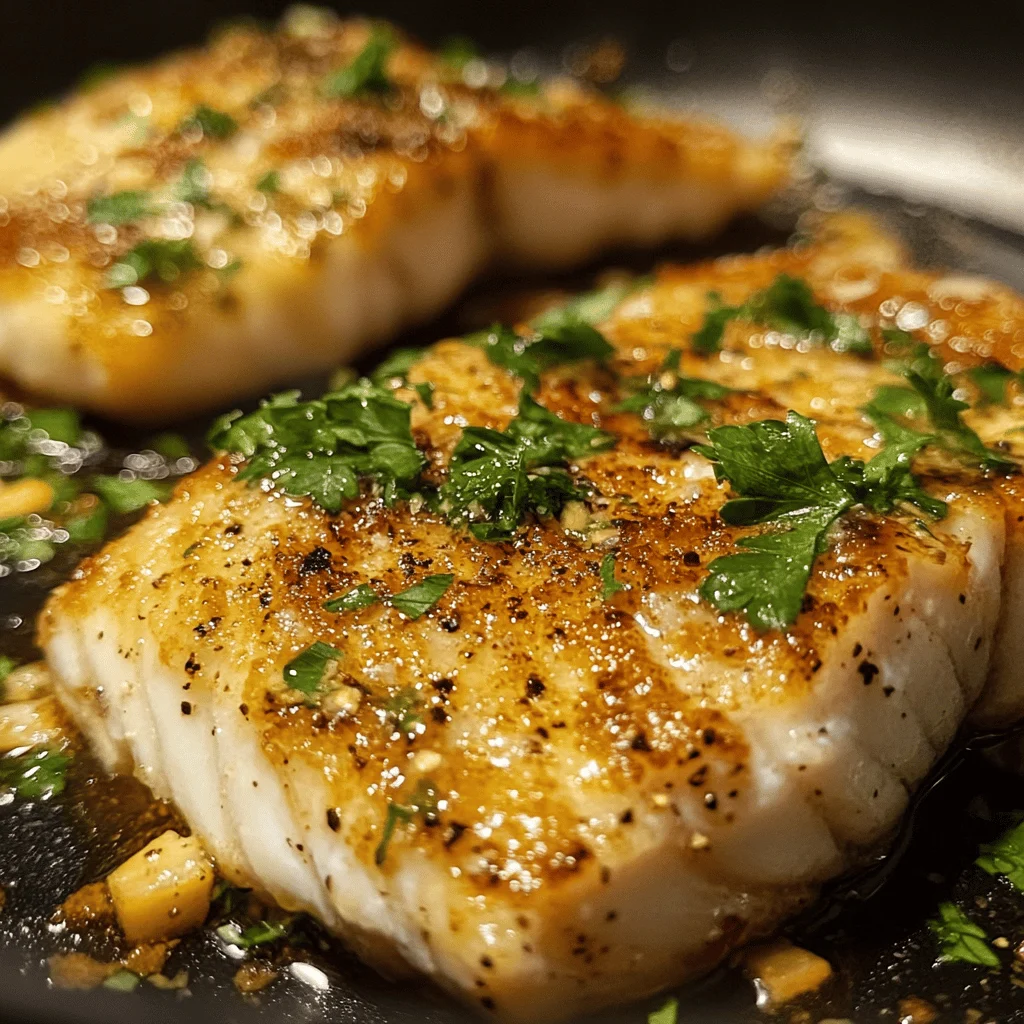 Pan Seared Fish Fillet