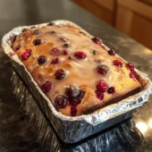 Cranberry Orange Bread with Simple Glaze