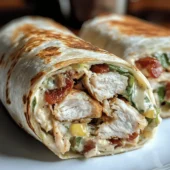 Crunchy Bacon Chicken Ranch Wrap