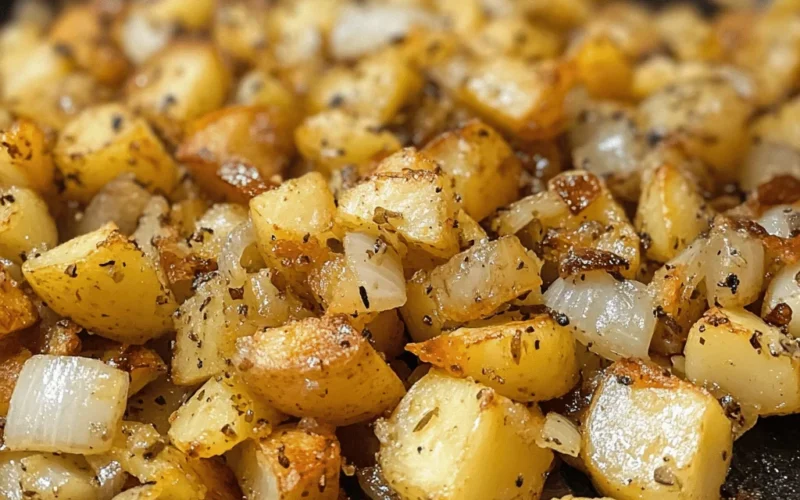 Fried Potatoes and Onions