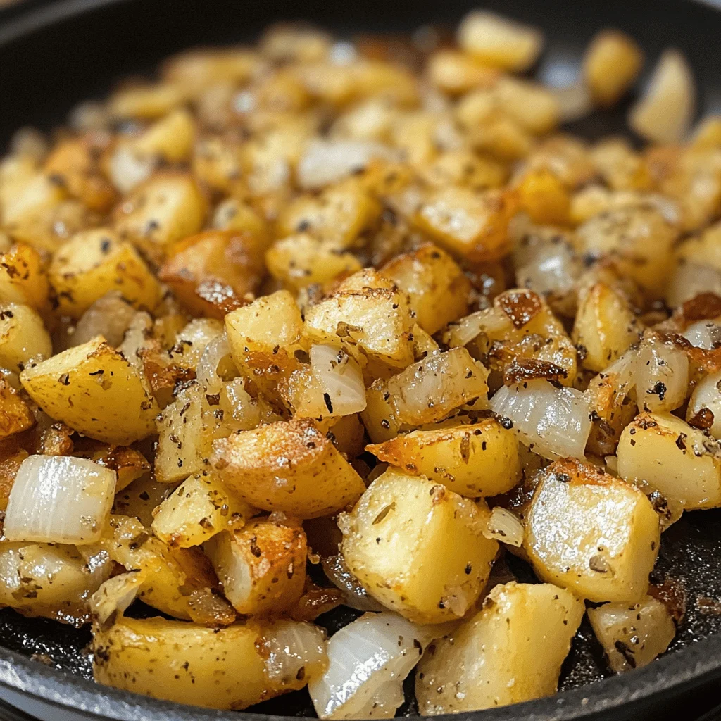 Fried Potatoes and Onions