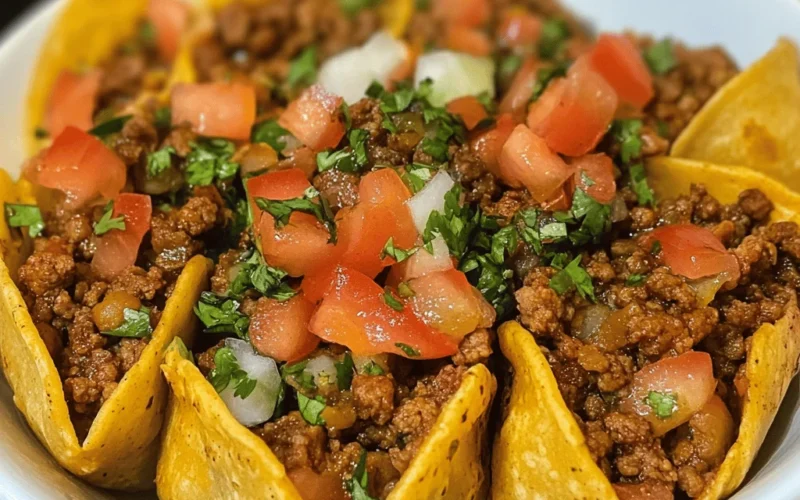 Conchitas with Ground Beef