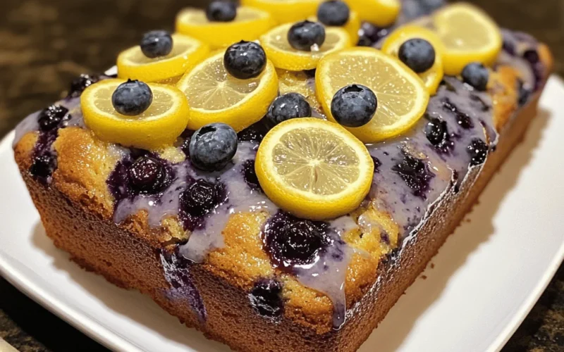 Lemon Blueberry Loaf