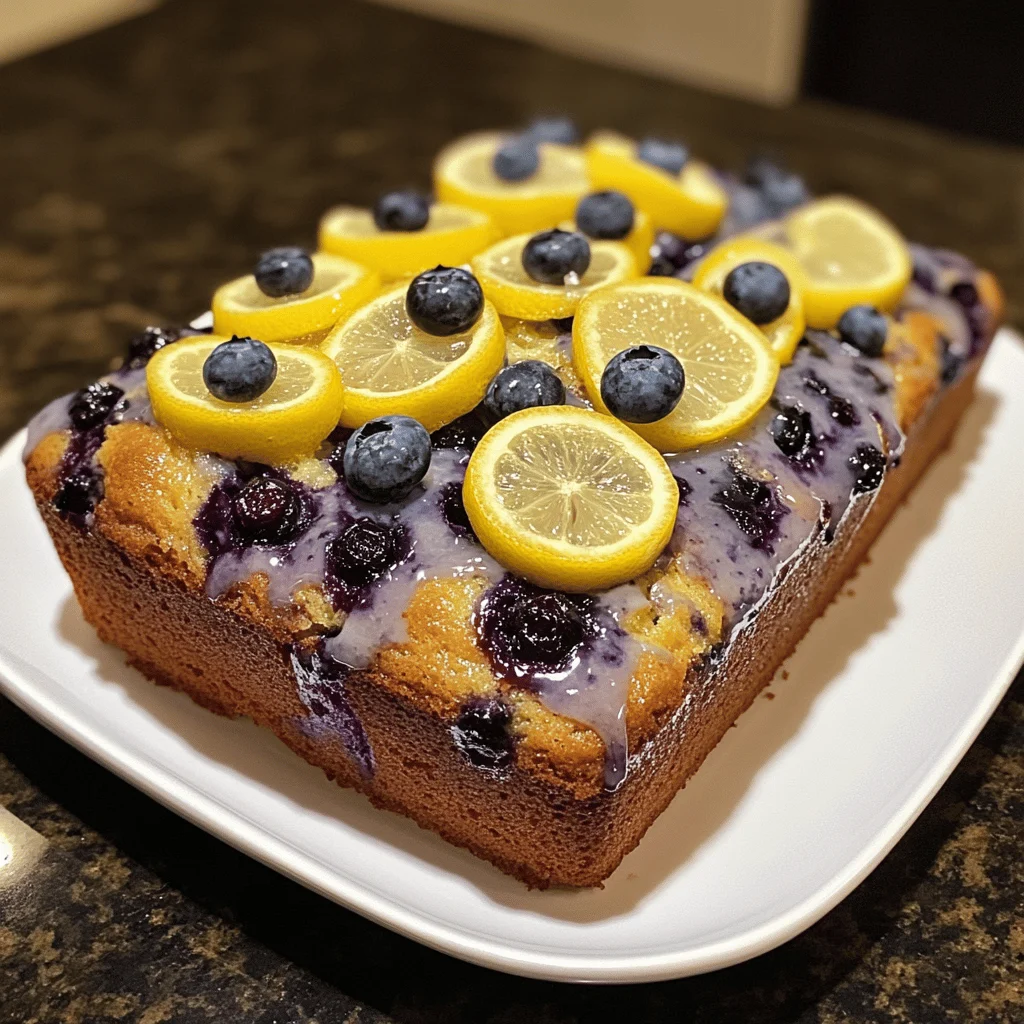 Lemon Blueberry Loaf