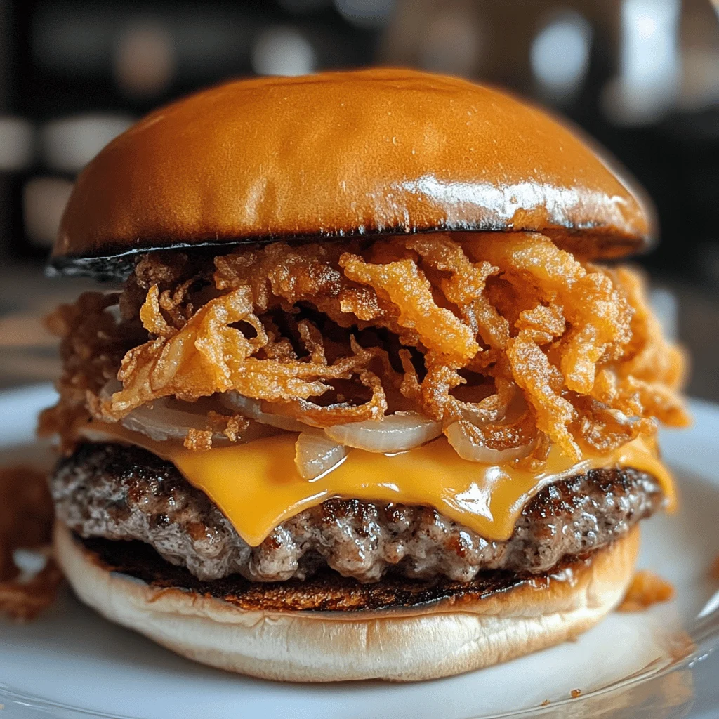 Oklahoma Fried Onion Burgers