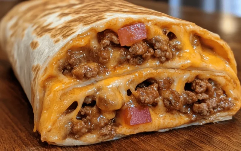 Cheesy Taco Bell Quesarito
