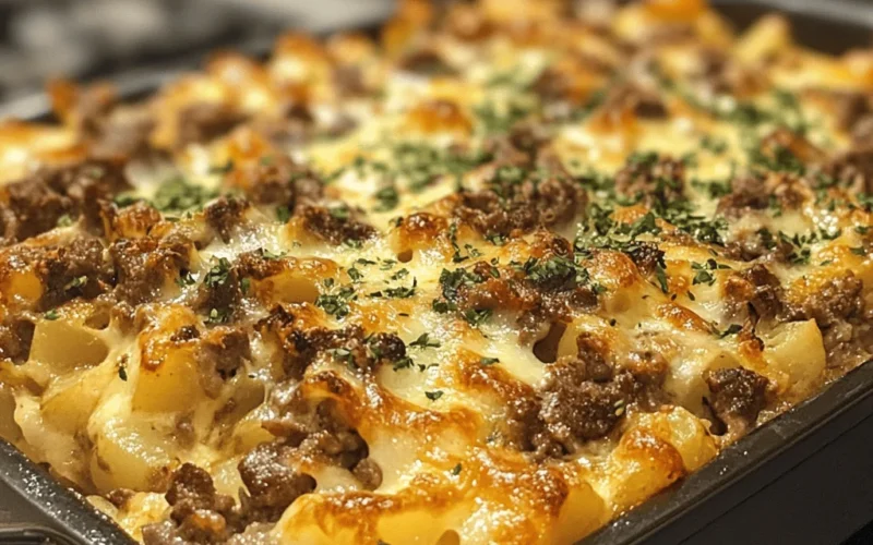 MEAT AND POTATO CASSEROLE
