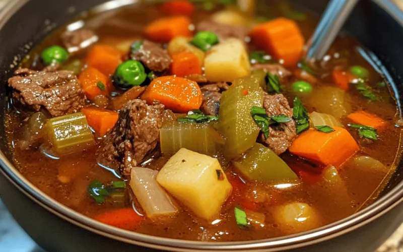 Vegetable Beef Soup