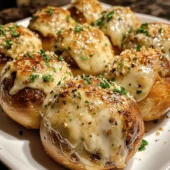 Garlic Parmesan Cheeseburger Bombs