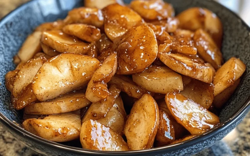 Slow Cooker Cracker Barrel Fried Apples