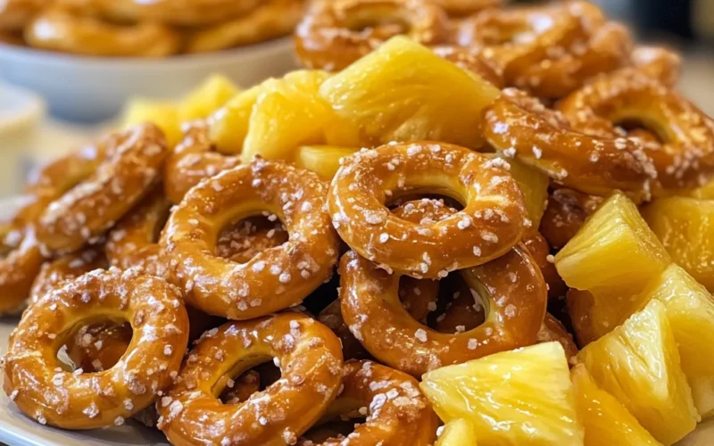 Pineapple Pretzel Delight