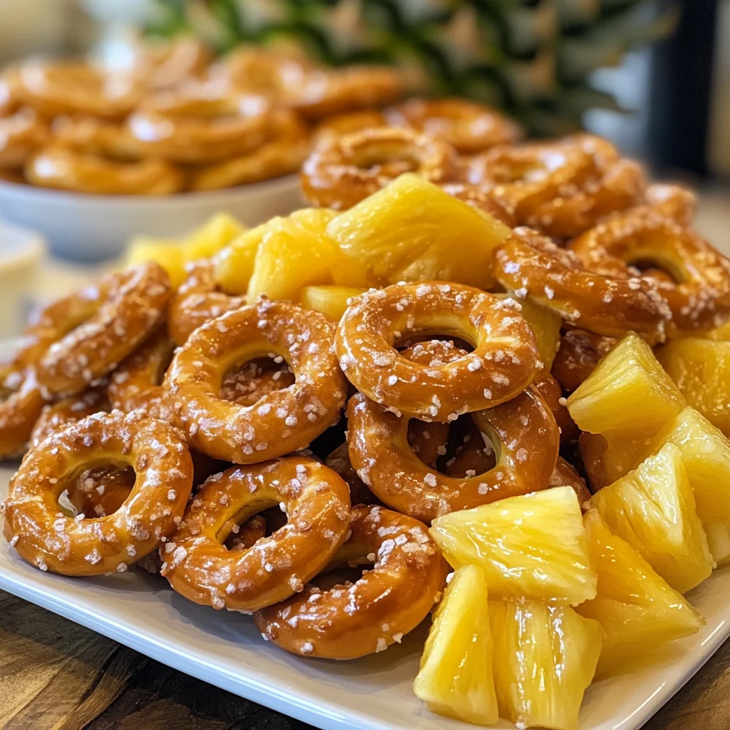 Pineapple Pretzel Delight
