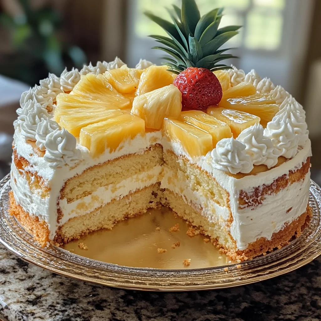 Pineapple Juice Cake Recipe