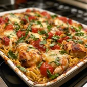 Orzo Tuscan Chicken Bake Orzo Tuscan Chicken Bake