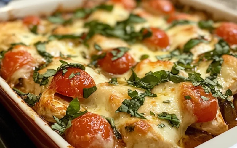 Caprese Chicken Casserole