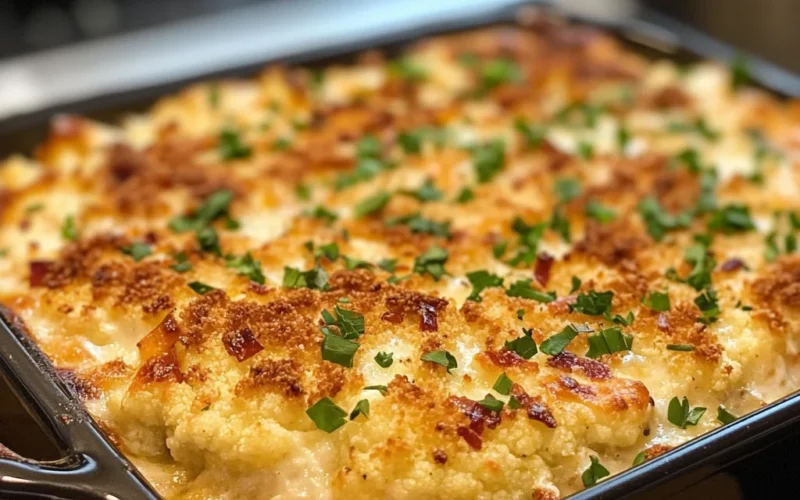 Loaded Cauliflower Bake