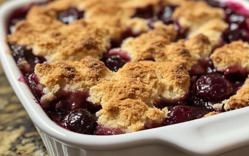 Old-Fashioned Cherry Cobbler
