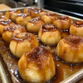 Sheet Pan Caramel Apples
