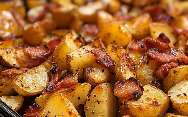 Honey Bacon Roasted Potatoes