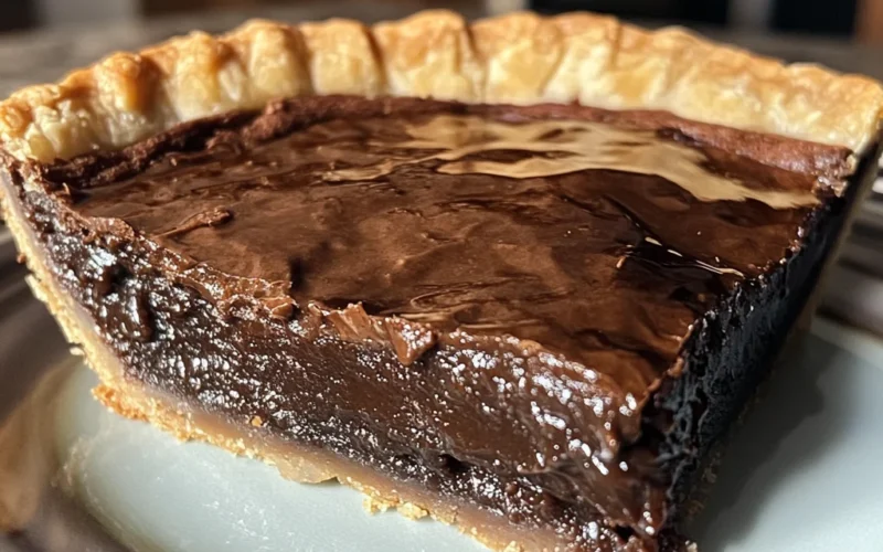 Gooey Brownie Pie