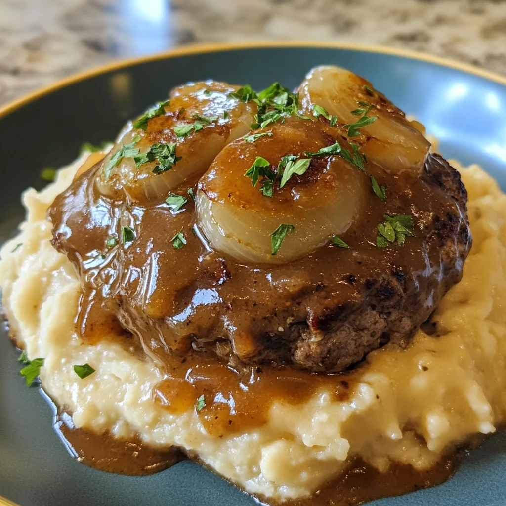 Slow Cooker Salisbury Steak