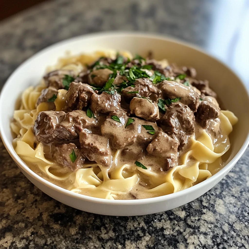 Beef Stroganoff