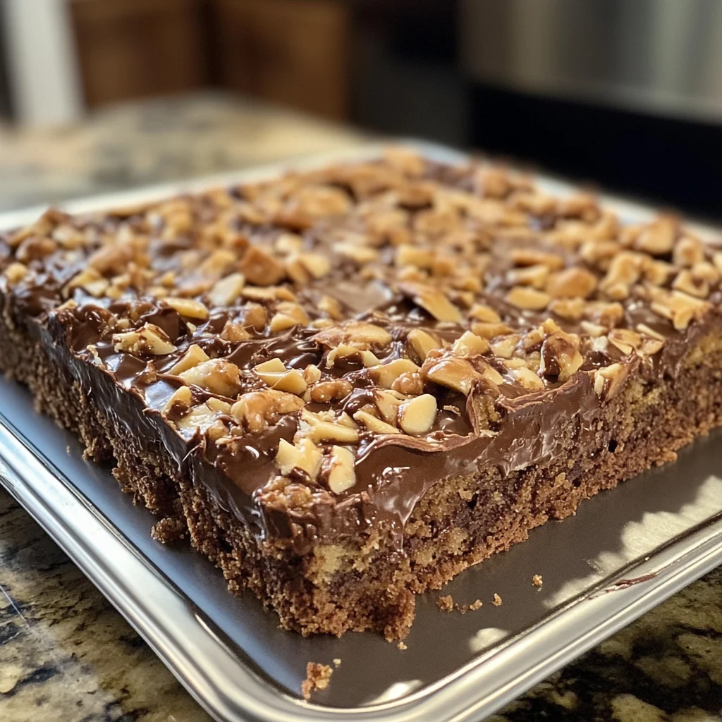German Chocolate Sheet Cake