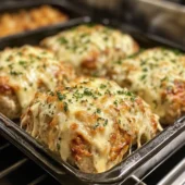 Garlic Parmesan Chicken Meatloaves