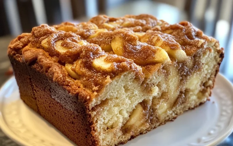 Cinnamon Swirl Apple Fritter Bread