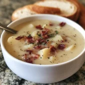 Old-Fashioned Potato & Bacon Soup