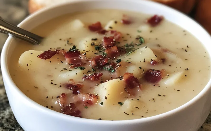 Old-Fashioned Potato & Bacon Soup