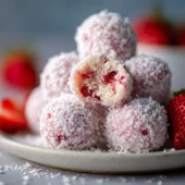 Strawberry Coconut Balls u8658632913_Ultra_realistic_close-up_food_photograph_of_straw_b304cc5b-c37a-4981-8493-8b5a29b1d95f_2
